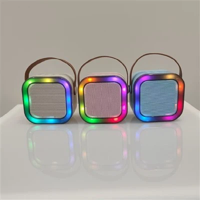 Are there any indoor Bluetooth speakers with a carrying handle?